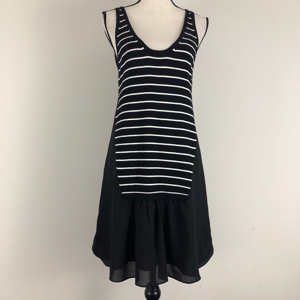 Nicole Miller Artelier Stripe Tank Shift Dress
